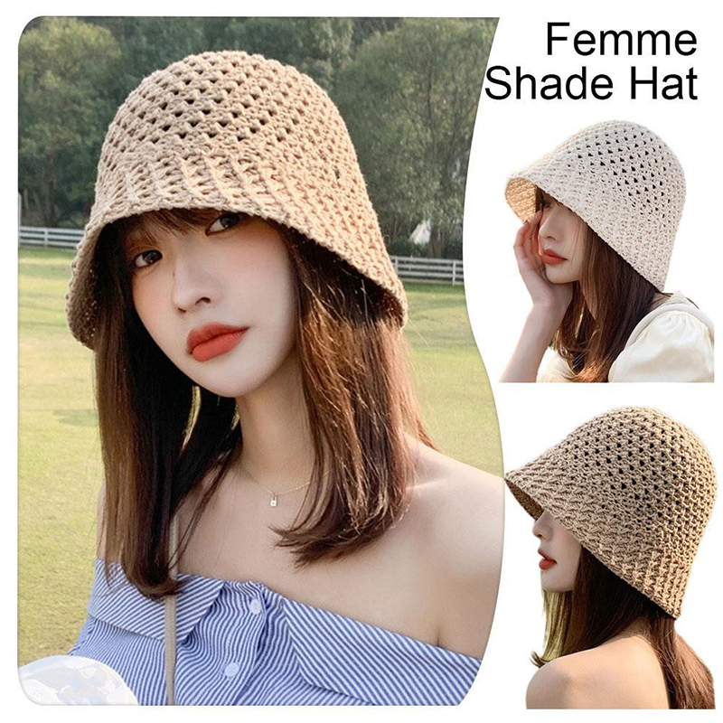New Girls Sun Hat Wide Brim Fl - Bucket Hat Straw 评论和价格