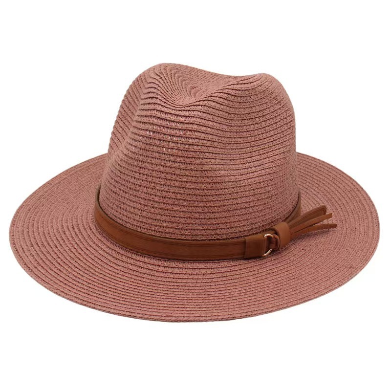 Spring and Summer Panama Hat w - Bucket Hat Straw 评论和价格
